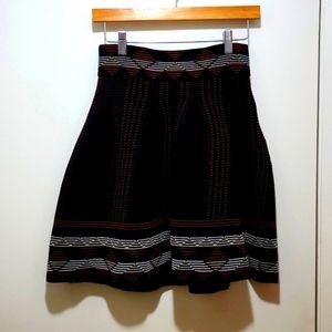 Maje Rear Zip Up Skirt